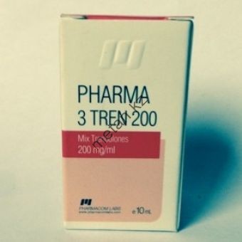 Три трен Pharma3Tren (Три Тренболон) PharmaCom Labs флакон 10 мл (200 мг/1 мл) - Казахстан